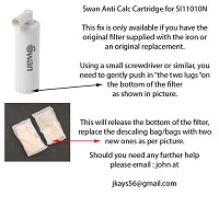 Swan Replacement Filter  fix for SI11010N ,Steam Generator Iron 