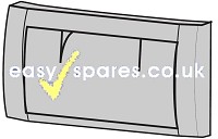 Genuine BEKO Bottom Crisper Front: 4334552400