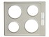 Beko White Hob Plate *INCLUDING P&P*