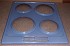 Beko Silver Hob Plate *INCLUDING P&P*