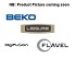 Beko Main Oven Outer Door Glass *INCLUDING P&P*